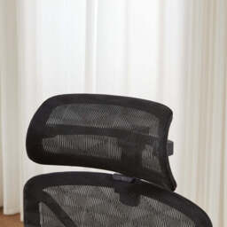 Essential Ergonomic Office Chair Swivel Computer Chair With Headrest, Black - thumbnail 4