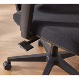 Essential Ergonomic Office Chair Swivel Computer Chair With Headrest, Black - thumbnail 3