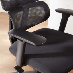 Essential Ergonomic Office Chair Swivel Computer Chair With Headrest, Black - thumbnail 5