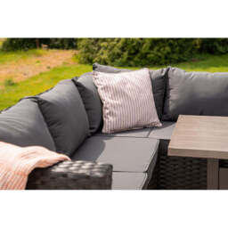 Vancouver 6‑Seater Outdoor Sofa Set with Fire Pit Table - thumbnail 6