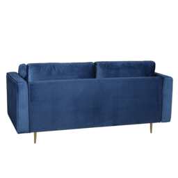 Avery 3+2 Seater Sofa Set with Scatter Cushions, Blue - thumbnail 5