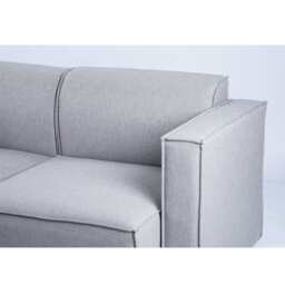 Tessa Modular 2 Seater Sofa, Linen Grey - thumbnail 7