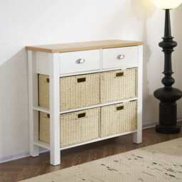 Heritage Hallway Console Table Sideboard With 2 Drawers, White / With 2 Drawers - thumbnail 9