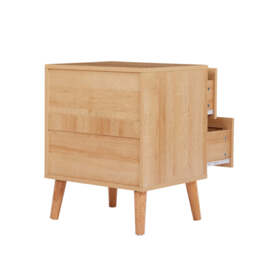 Nature Boho 4-Piece Rattan Bedroom Wardrobe Set With Chests and Bedside Cabinets - thumbnail 9