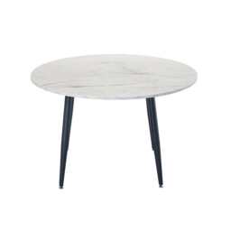 Lisa Round Marbled Effect Dining Table - thumbnail 5