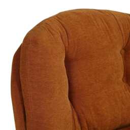 Sol Plush Swivel Leisure Chair, Orange - thumbnail 8
