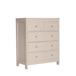 Neo 3+2 Drawers Chest Of Drawers Storage Cabinet, Vintage Pink - thumbnail 1