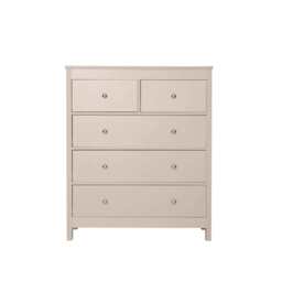 Neo 3+2 Drawers Chest Of Drawers Storage Cabinet, Vintage Pink - thumbnail 2