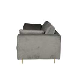 Avery 3+2 Seater Sofa Set with Scatter Cushions, Grey - thumbnail 5