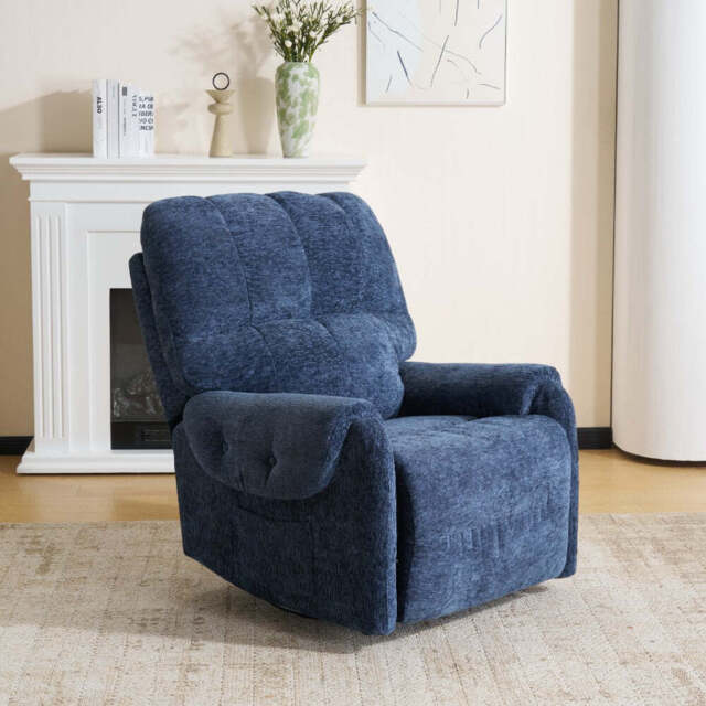 Manual & Electric Recliner Chair with Swivel and Glider, Electric Recliner Armchair