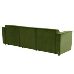 Tessa Modular 3 Seater Sofa, Velvet Moss Green - thumbnail 9