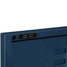 Lokki®  TV Stand Cabinet Sideboard With Adjustable Shelf, Navy - thumbnail 4