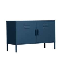 Lokki®  TV Stand Cabinet Sideboard With Adjustable Shelf, Navy - thumbnail 2