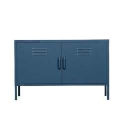 Lokki®  TV Stand Cabinet Sideboard With Adjustable Shelf, Navy - thumbnail 1