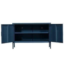 Lokki®  TV Stand Cabinet Sideboard With Adjustable Shelf, Navy - thumbnail 3