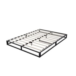 Basics Metal Platform Bed Frame with Slatted Frame Single Bed Double Bed King Bed, King Size Frame - thumbnail 4
