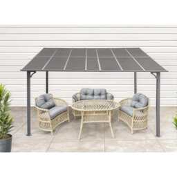 Nice Aluminium pergola Wall Gazebo Event Shelter For Garden Patio, 3*3 - thumbnail 2
