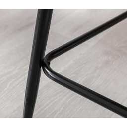Set Of 2 Caiden Bar Stool, Grey Velvet - thumbnail 9