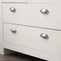Heritage 2+2 Chest Of Drawers Storage Cabinet, White - thumbnail 7