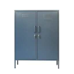 Lokki® 2 Doors Buffet Cabinet Storage Locker Cabinet, Slate - thumbnail 1