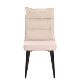 A Pair of Dining Chairs with Cushioned Backrest, Beige - thumbnail 7