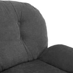 Sol Plush Swivel Leisure Chair, Grey - thumbnail 6
