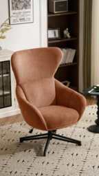 Noah Swivel Chair Leisure Armchair, Orange