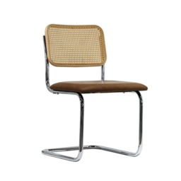 Set Of 2 Boho PU & Rattan Dining Chairs - thumbnail 8