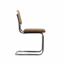 Set Of 2 Boho PU & Rattan Dining Chairs - thumbnail 9