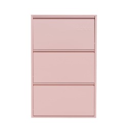 Lokki®  3 Doors Shoe Storage Cabinet, Pink - thumbnail 1