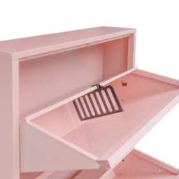 Lokki®  3 Doors Shoe Storage Cabinet, Pink - thumbnail 6