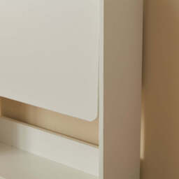 Heritage Modern White Foldable Side Desk Table - thumbnail 8