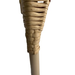 Leisure Standing Chair Garden Rattan Egg Chair, Natural - thumbnail 8