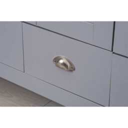 Heritage 3 Door 3 Drawer Wardrobe in Grey and Oak - thumbnail 5