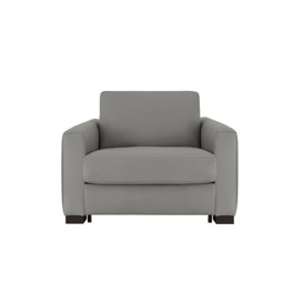 Nicoletti - Alcova Leather Chair Sofa Bed with Box Arms - Torello Iron