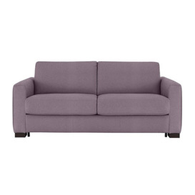 Nicoletti - Alcova 3 Seater Fabric Sofa Bed with Box Arms - Coupe Glicine