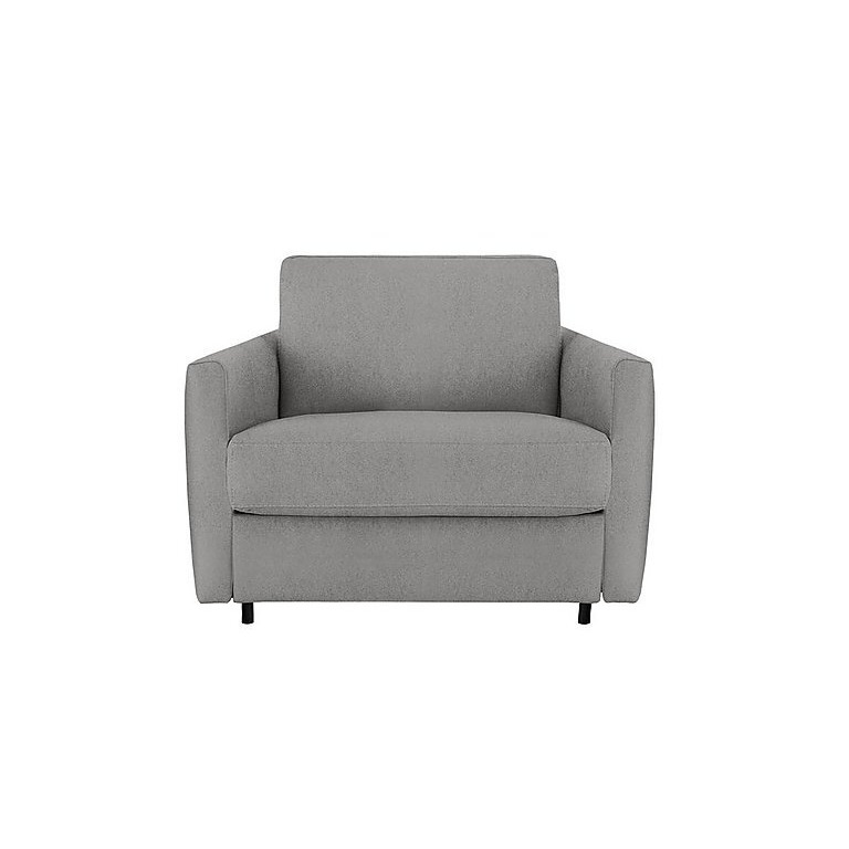 Nicoletti - Alcova Fabric Chair Sofa Bed with Slim Arms - Fuente Ash