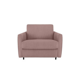 Nicoletti - Alcova Fabric Chair Sofa Bed with Slim Arms - Fuente Coral