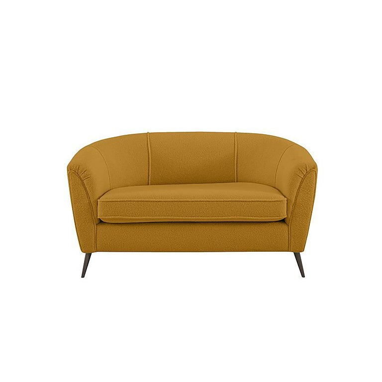 Amelie Boutique 2 Seater Fabric Sofa - Yellow