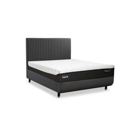 TEMPUR - Arc Slatted Ottoman Bed Frame with Vertical Headboard - Super King
