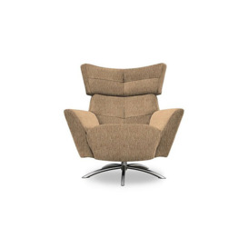 G Plan - Arlo Fabric Swivel Chair - Boucle Cocoa