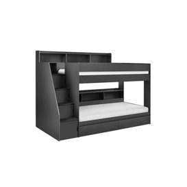 Astrid Staircase Bunk Bed - Anthracite