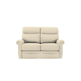 G Plan - Avon Small 2 Seater Leather Sofa - Cambridge Stone