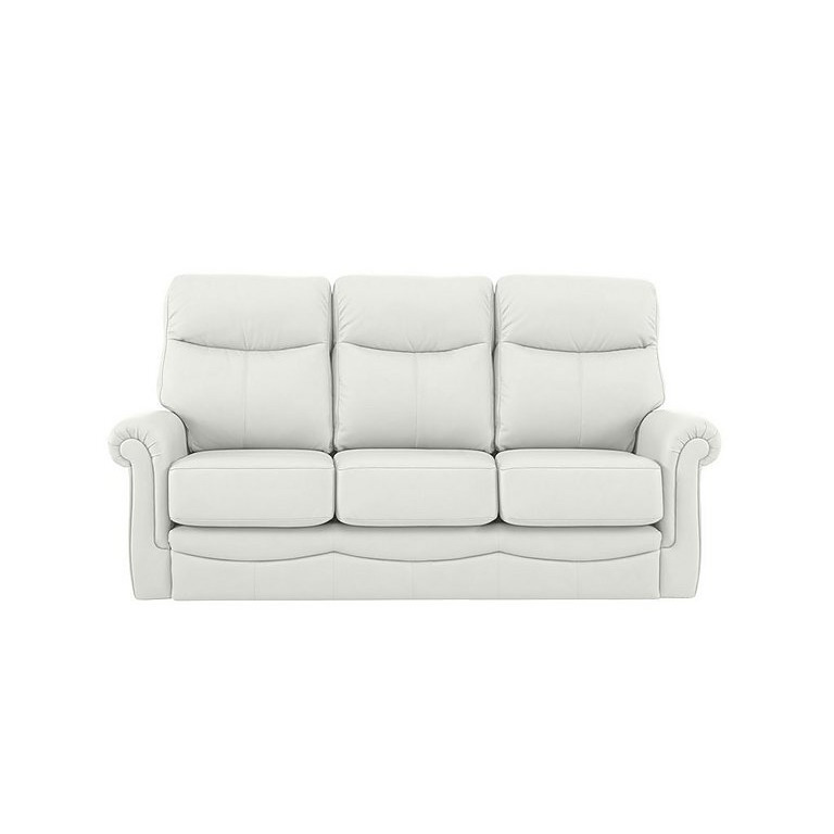 G Plan - Avon Small 3 Seater Leather Sofa - Oxford Chalk