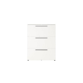 Avery 3 Door Shoe Cabinet - White