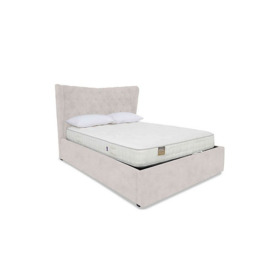 Highgrove - Bauer Ottoman Bed Frame - King Size - Lace Ivory