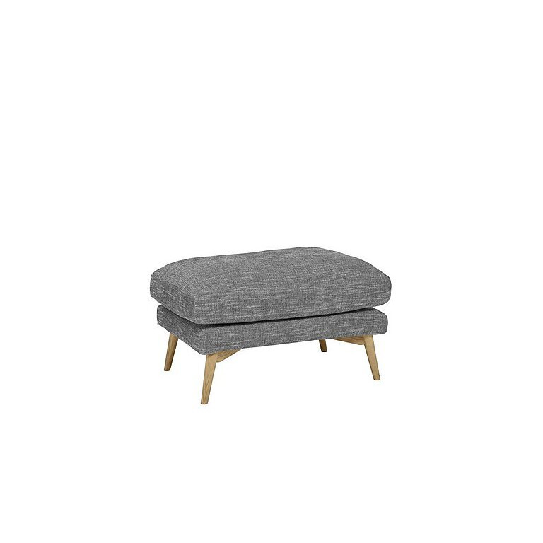 Ercol - Bellaria Fabric Footstool - Dark Grey