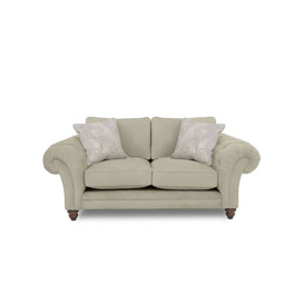 Boutique Collection - Blenheim 2 Seater Classic Back Sofa with Walnut Feet - Marlborough Wicker Ivory
