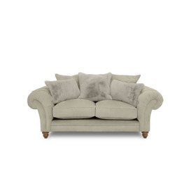 Boutique Collection - Blenheim 2 Seater Scatter Back Sofa with Oak Feet - Marlborough Wicker Mink