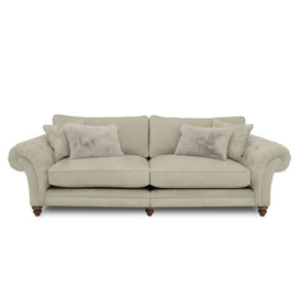 Boutique Collection - Blenheim Grand Split Frame Classic Back Sofa with Walnut Feet - Marlborough Wicker Mink